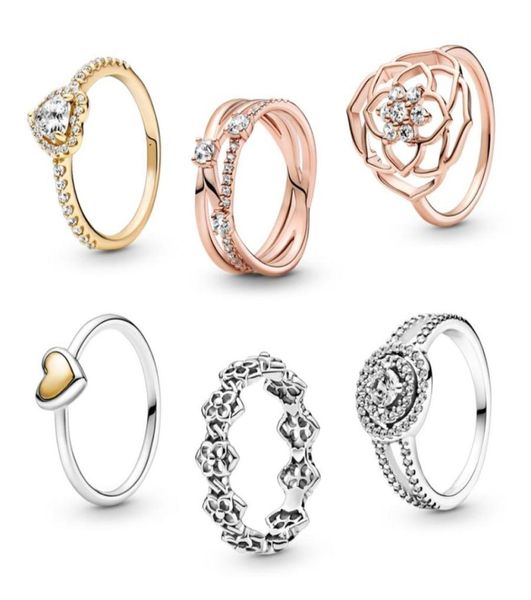 authentic 925 sterling silver wedding cz rings princess tiara crown sparkling love heart for women engagement jewelry anniversary fit origin, Slivery;golden 
authentic 925 sterling silver wedding cz rings princess tiara crown sparkling love heart for women engagement jewelry anniversary fit origin, Slivery;golden