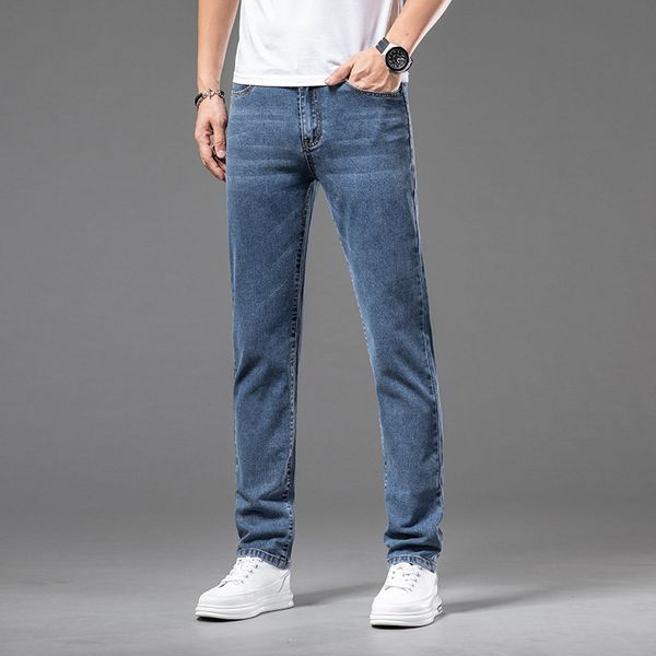 men's designer clothing spring summer men's casual jeans business brand elastic fashion jeans casual pants elastic loose straight, Blue
men's designer clothing spring summer men's casual jeans business brand elastic fashion jeans casual pants elastic loose straight, Blue