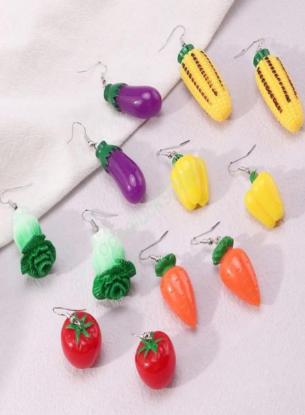 fashion simulation vegetable dangle earrings creative eggplant tomato corn carrot plastic pendant drop earrings women jewelry3581953, Silver
fashion simulation vegetable dangle earrings creative eggplant tomato corn carrot plastic pendant drop earrings women jewelry3581953, Silver