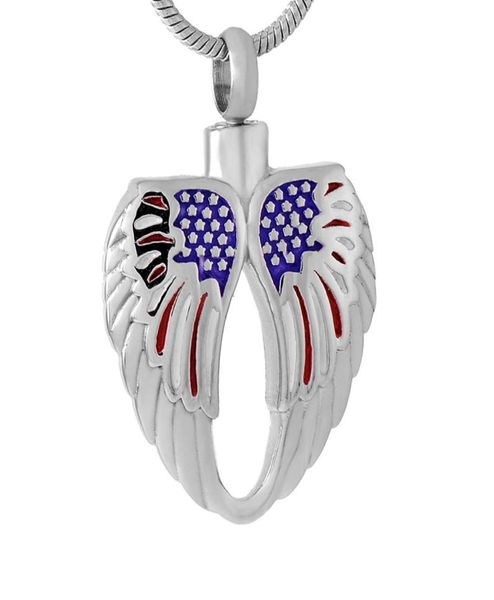 ijd9550 angel wing feather heart with american flag cremation pendant jewelrt for human ashes urn holder keepsake jewellery6139895, Silver
ijd9550 angel wing feather heart with american flag cremation pendant jewelrt for human ashes urn holder keepsake jewellery6139895, Silver