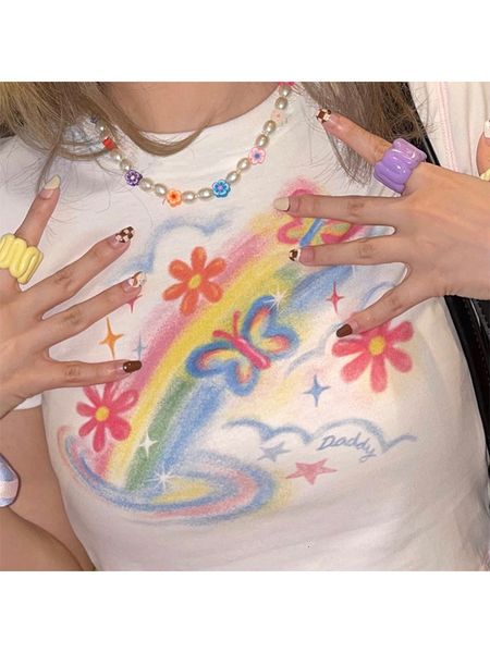 women's t-shirt qweek korean fashion egirl t-shirt women's y2k girls' cute graffiti print crop ultra thin harajuku coquette s, White
women's t-shirt qweek korean fashion egirl t-shirt women's y2k girls' cute graffiti print crop ultra thin harajuku coquette s, White