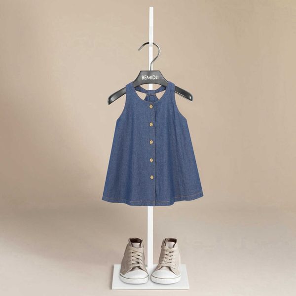 girl's dresses kids girls denim dress baby summer clothing sleeveless cool vest lapel cut out a-line dress children casual all-match dr, Red;yellow
girl's dresses kids girls denim dress baby summer clothing sleeveless cool vest lapel cut out a-line dress children casual all-match dr, Red;yellow