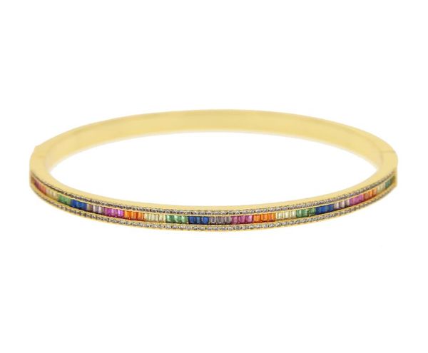 18k gold plated rainbow cz open cuff bangle for lady women 2019 new trendy gorgeous fashion jewelry colorful bracelet dia 5658mm3301301, Golden;silver
18k gold plated rainbow cz open cuff bangle for lady women 2019 new trendy gorgeous fashion jewelry colorful bracelet dia 5658mm3301301, Golden;silver