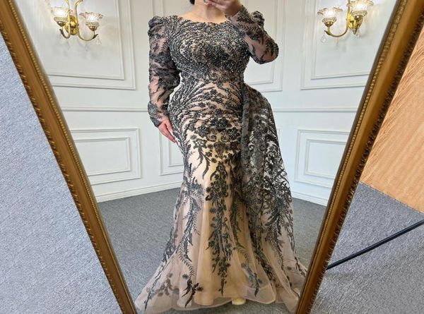 party dresses serene hill muslim brown luxury evening gowns 2022 beaded mermaid overskirt elegant for women la71610party1286141, White;black
party dresses serene hill muslim brown luxury evening gowns 2022 beaded mermaid overskirt elegant for women la71610party1286141, White;black
