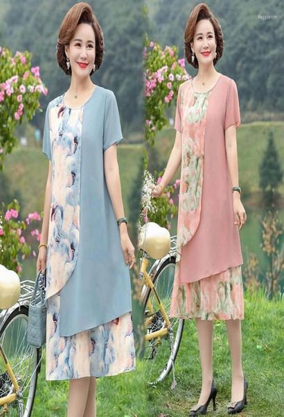 party dresses moms summer dress 2023 style wide lady western noble middleaged and elderly womens shortsleeved midi vestidos2580814, White;black
party dresses moms summer dress 2023 style wide lady western noble middleaged and elderly womens shortsleeved midi vestidos2580814, White;black