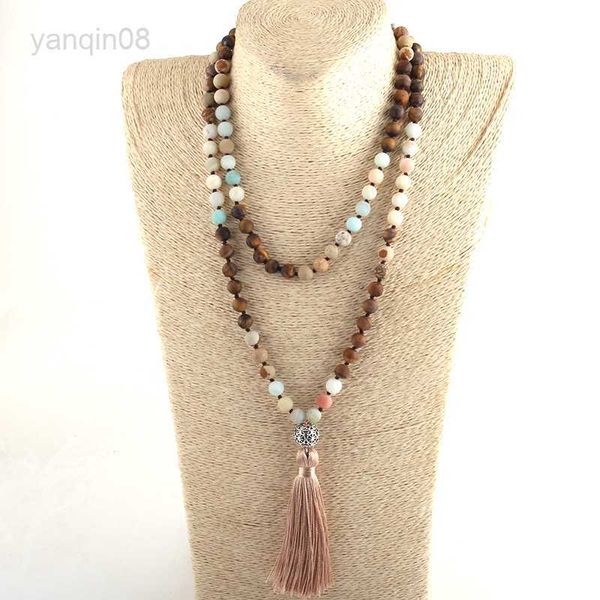 pendant necklaces fashion women lariat bohemian tribal jewelry 108 beads necklace 8mm natural stone tassel yoga necklaces hkd230712, Silver
pendant necklaces fashion women lariat bohemian tribal jewelry 108 beads necklace 8mm natural stone tassel yoga necklaces hkd230712, Silver