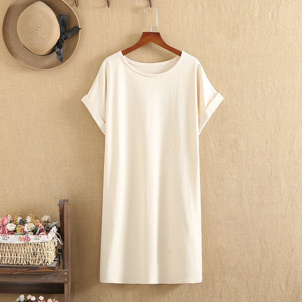plus size dresses large size oneck short sleeves knitted cotton stretch fabric knee length dress solid color summer 230711, Black
plus size dresses large size oneck short sleeves knitted cotton stretch fabric knee length dress solid color summer 230711, Black