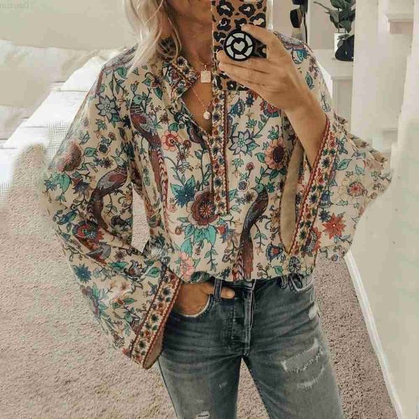 women's blouses shirts casual deep v-neck print shirt blouses woman spring summer fashion long sleeve loose shirts for women 2022 blue, White
women's blouses shirts casual deep v-neck print shirt blouses woman spring summer fashion long sleeve loose shirts for women 2022 blue, White