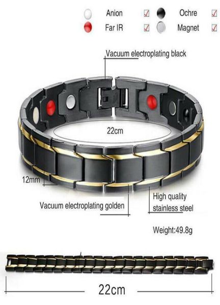 charm bracelets 2021 therapeutic energy healing bracelet women men couple jewelry titanium steel magnetic therapy3332131, Golden;silver
charm bracelets 2021 therapeutic energy healing bracelet women men couple jewelry titanium steel magnetic therapy3332131, Golden;silver
