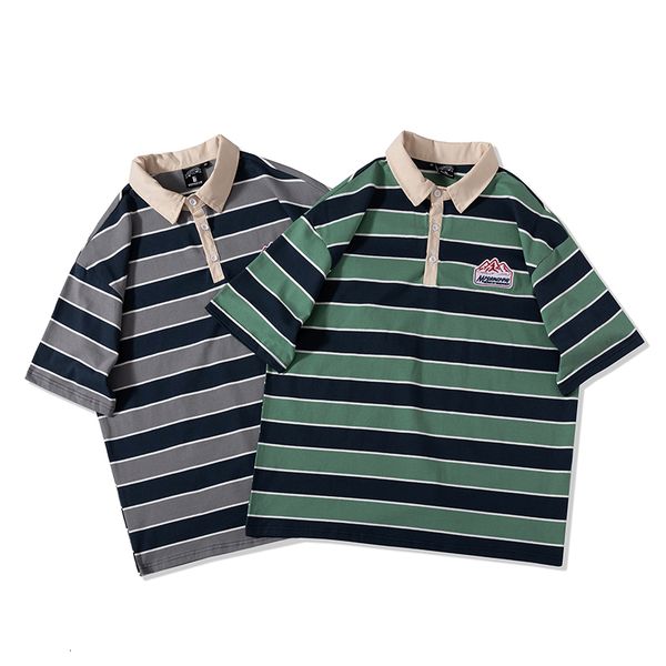 men's tshirts t shirt for men summer classic fashion vintage stripe embroidered cotton casual lapel short sleeve polo 230711, White;black
men's tshirts t shirt for men summer classic fashion vintage stripe embroidered cotton casual lapel short sleeve polo 230711, White;black