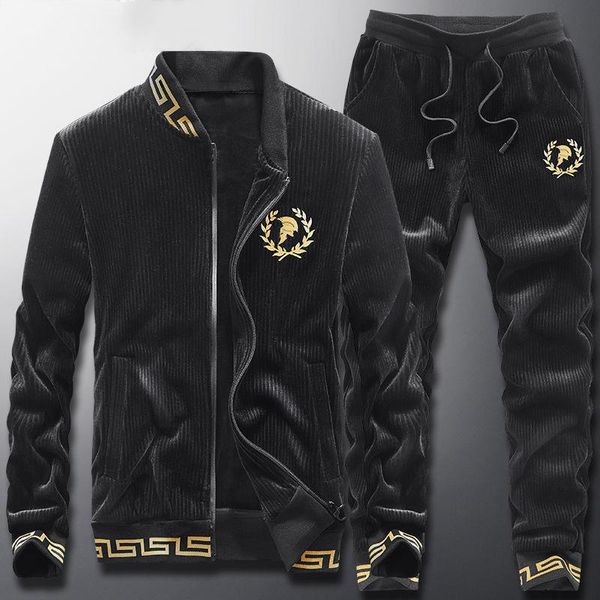 fur high end men's doublesided gold veet j jacket suit warm and casual sportswear in autumn and winter, Black
fur high end men's doublesided gold veet j jacket suit warm and casual sportswear in autumn and winter, Black