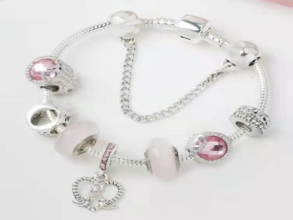 1621cm new pink charm bracelet 925 silver bracelet charm heart beads bird pendant diy jewelry fit for christmas bracelet and valen7879589, Golden;silver
1621cm new pink charm bracelet 925 silver bracelet charm heart beads bird pendant diy jewelry fit for christmas bracelet and valen7879589, Golden;silver