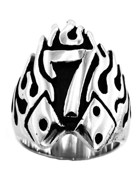 fanssteel stainless steel vintage mens or wemens jewelry signet flame lucky seven gamble dice ring number ring fsr10w862399786, Silver
fanssteel stainless steel vintage mens or wemens jewelry signet flame lucky seven gamble dice ring number ring fsr10w862399786, Silver