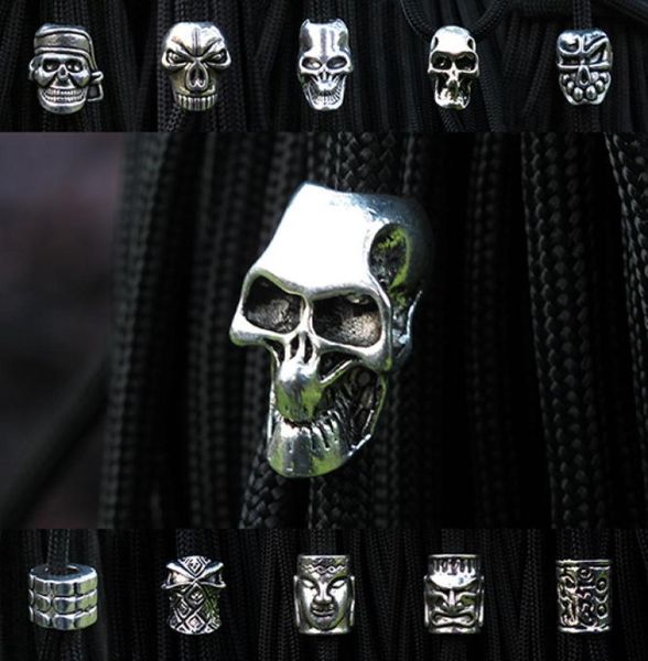 50peclot keychain ring buckle diy string outdoor paracord accessories pendant metal skull beads pirate camping7312401, Black
50peclot keychain ring buckle diy string outdoor paracord accessories pendant metal skull beads pirate camping7312401, Black