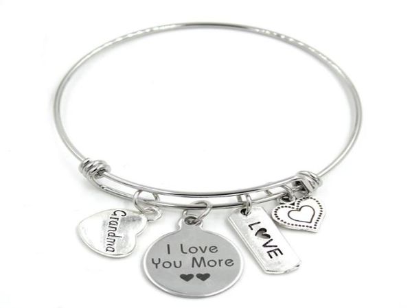 new arrival stainless steel bracelet adjustable wire bangle family charms bracelet grandma gifts jewelry1138289, Golden;silver
new arrival stainless steel bracelet adjustable wire bangle family charms bracelet grandma gifts jewelry1138289, Golden;silver
