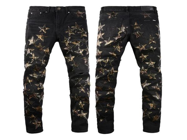 2021 mens jeans distressed motorcycle biker jean rock skinny slim ripped hole letter uality brand hip hop denim pants 8733865149, Blue
2021 mens jeans distressed motorcycle biker jean rock skinny slim ripped hole letter uality brand hip hop denim pants 8733865149, Blue