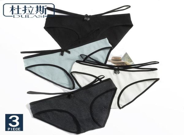 women039s panties cotton low waist girl fashion striped woman underwear dulasi 3 pcslot8050516, Black;pink
women039s panties cotton low waist girl fashion striped woman underwear dulasi 3 pcslot8050516, Black;pink