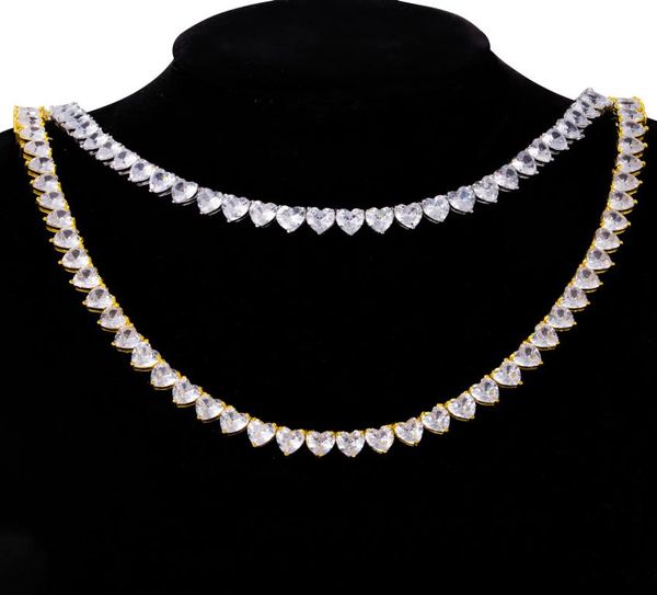 7mm 1624inch gold plated bling cz heart tennis chain necklaces for men women chain fashion jewelry5226673, Silver
7mm 1624inch gold plated bling cz heart tennis chain necklaces for men women chain fashion jewelry5226673, Silver