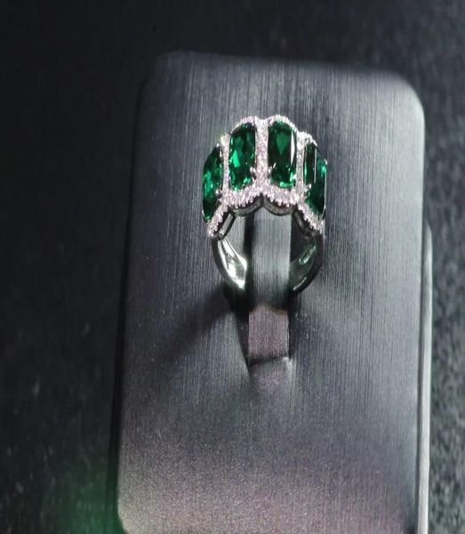 5x6mm elongate synthetic emerald 14k white gold engagement ring with melee moissanite stones paved around7465416, Silver
5x6mm elongate synthetic emerald 14k white gold engagement ring with melee moissanite stones paved around7465416, Silver