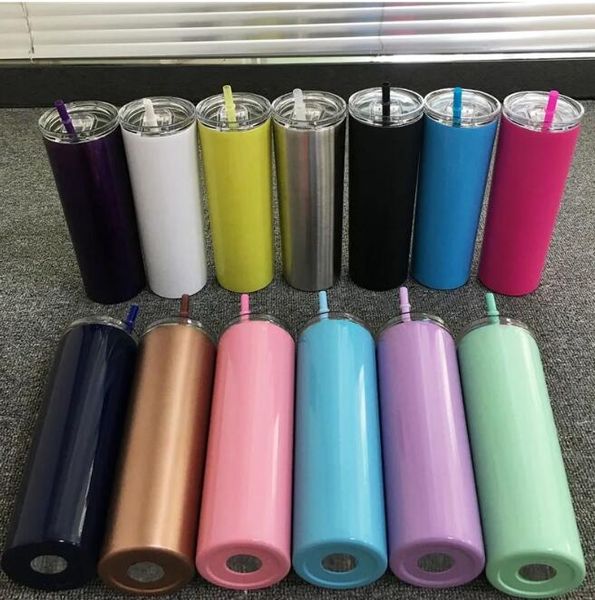 20oz skinny tumbler vacuum double stainless steel stemless insulated thermos cup with seal lid straw yw3643-wll
20oz skinny tumbler vacuum double stainless steel stemless insulated thermos cup with seal lid straw yw3643-wll