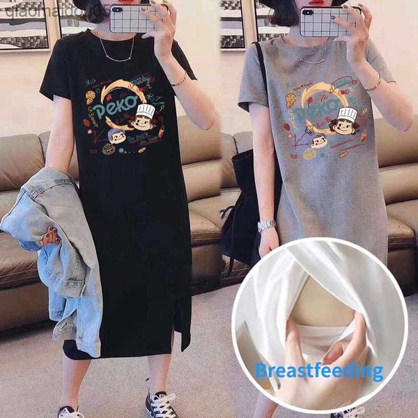 breastfeeding dress summer outdoor spicy mom fashion breastfeeding t-shirt longuette comfortable soft breathable pregnant dress l230712, White
breastfeeding dress summer outdoor spicy mom fashion breastfeeding t-shirt longuette comfortable soft breathable pregnant dress l230712, White