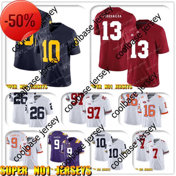 football jerseys 5-24 ncaa 10 tom brady 13 tua tagovailo alabama crimson tide football jersey matthew stafford barry sanders t.j. hockenson, Black;red
football jerseys 5-24 ncaa 10 tom brady 13 tua tagovailo alabama crimson tide football jersey matthew stafford barry sanders t.j. hockenson, Black;red