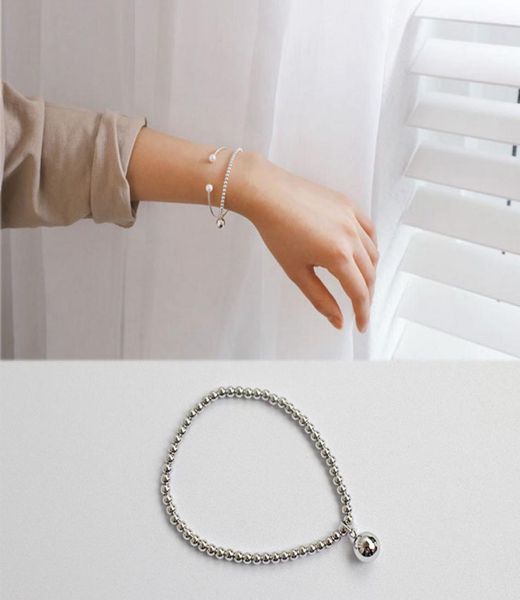 925 sterling silver beads bracelets for women pulseras simple elastic 3mm hollow bangles fine jewelry6039734, Golden;silver 
925 sterling silver beads bracelets for women pulseras simple elastic 3mm hollow bangles fine jewelry6039734, Golden;silver