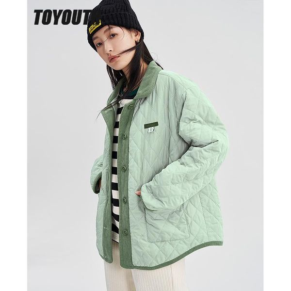 fur toyouth women corduroy coat 2022 winter long sleeve polo neck loose jacket diamond check beige green warm casual sweatshirt top, Black
fur toyouth women corduroy coat 2022 winter long sleeve polo neck loose jacket diamond check beige green warm casual sweatshirt top, Black