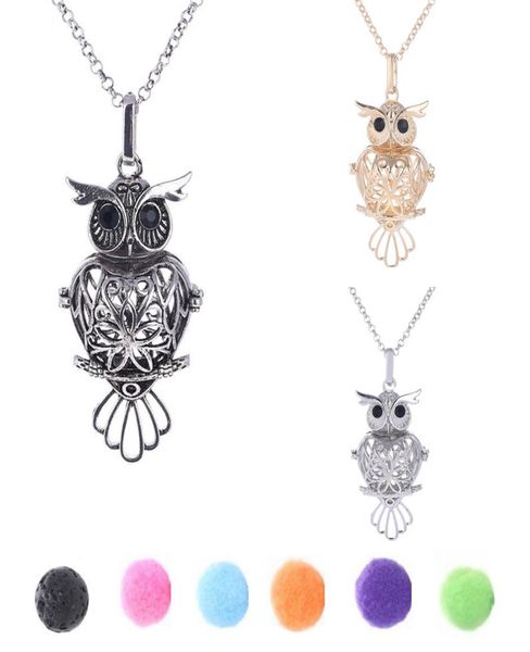 hollow open owl cage pendant aromatherapy necklaces for women diffuser essential oil lava rock stone lockets fashion jewelry in bu1755371, Silver
hollow open owl cage pendant aromatherapy necklaces for women diffuser essential oil lava rock stone lockets fashion jewelry in bu1755371, Silver