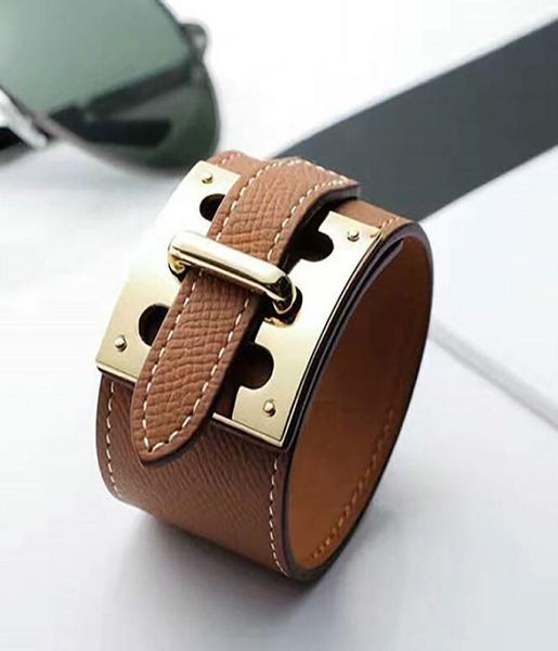 brand jewerlry genuine leather bracelet for women adjustable size4427523, Golden;silver
brand jewerlry genuine leather bracelet for women adjustable size4427523, Golden;silver