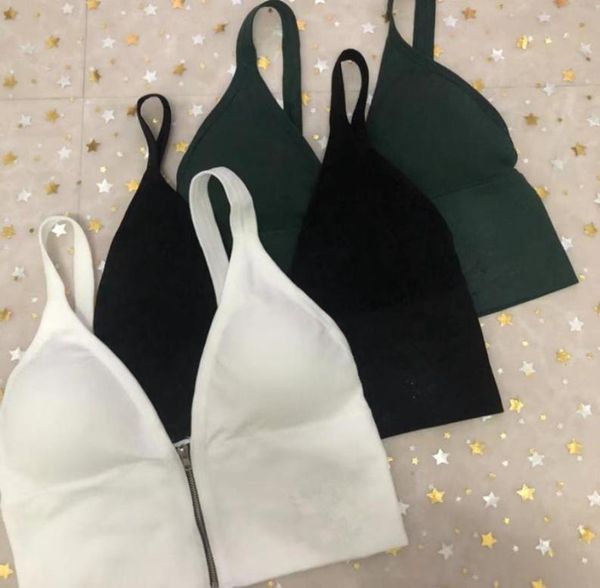 zipper tanks with letter camisoles sport bra vest for women in summer black and white 2 colors1952636, Black;white
zipper tanks with letter camisoles sport bra vest for women in summer black and white 2 colors1952636, Black;white