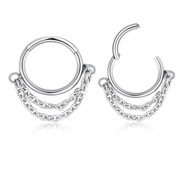 nose piercing ring hinged segment clicker septum hoop surgical steel nariz ear cartilage earring tragus body jewelry8758380, Silver
nose piercing ring hinged segment clicker septum hoop surgical steel nariz ear cartilage earring tragus body jewelry8758380, Silver