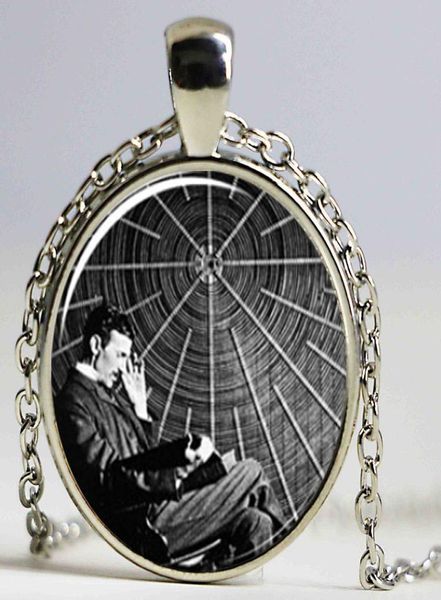 nikola tesla necklace famous inventor inspirational jewelry glass dome pendant necklace3713863, Silver
nikola tesla necklace famous inventor inspirational jewelry glass dome pendant necklace3713863, Silver