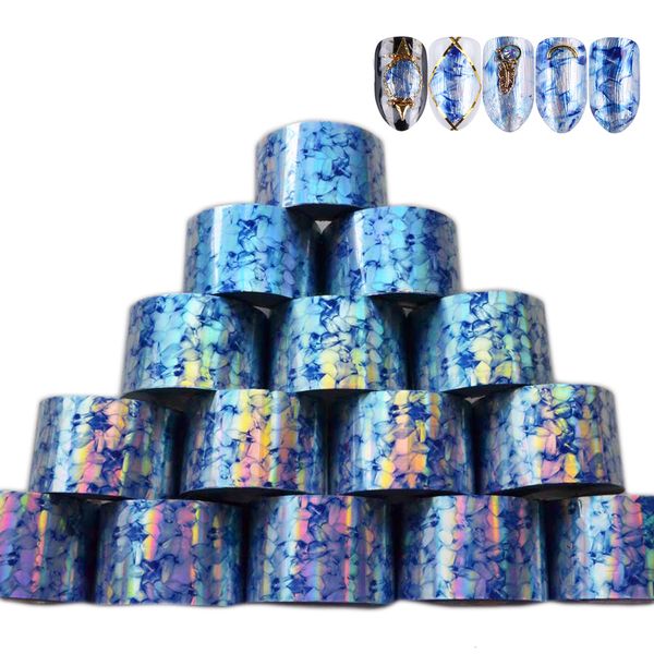 stickers decals 1roll blue white flowers nail foils laser transfer manicure 4cm120m starry sky shell art decorations 230712, Black
stickers decals 1roll blue white flowers nail foils laser transfer manicure 4cm120m starry sky shell art decorations 230712, Black
