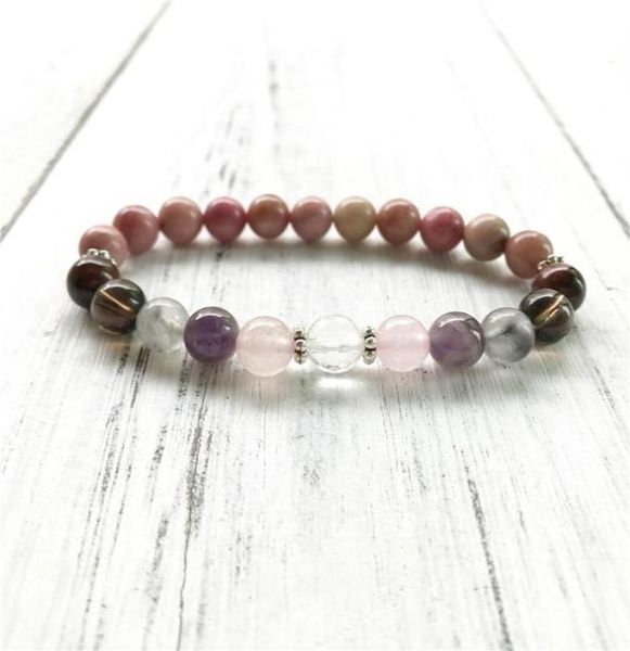 relief stress anxiety bracelet 7 crystals healing wrist mala beads for daily gratitude rhodonite beaded strands4955158, Black
relief stress anxiety bracelet 7 crystals healing wrist mala beads for daily gratitude rhodonite beaded strands4955158, Black