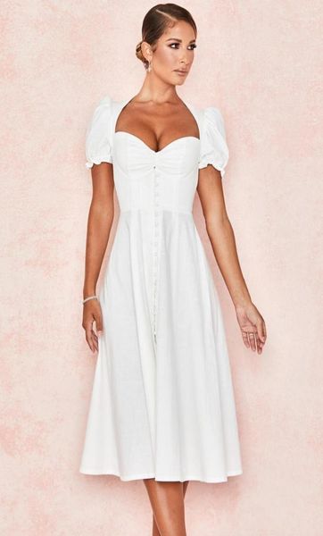 deiveteger2020 new arrival white linen blend puff sleeve midi sundress 829913259945, Black;gray
deiveteger2020 new arrival white linen blend puff sleeve midi sundress 829913259945, Black;gray