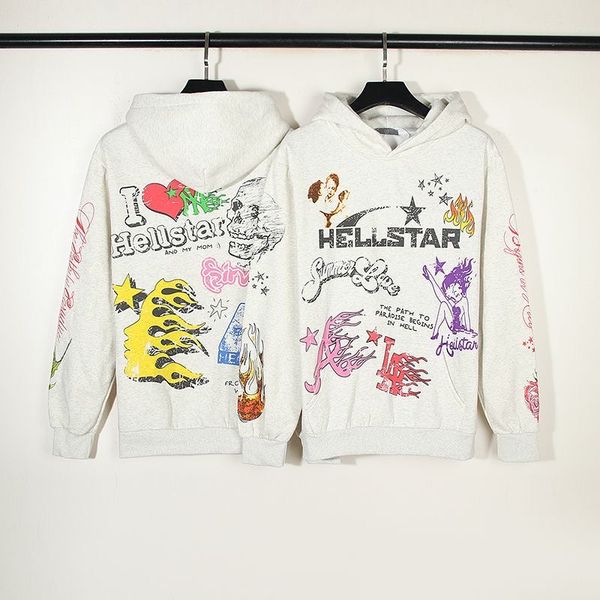 new hellstar skull graffiti print hoodie for both men and women men's hoodies sweatshirts flame designer hoodie long sleeve coat plus s, Black;brown
new hellstar skull graffiti print hoodie for both men and women men's hoodies sweatshirts flame designer hoodie long sleeve coat plus s, Black;brown