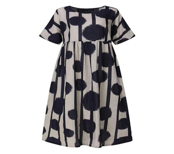casual dresses m5xl cotton and linen dress women summer short sleeve dot striped print loose oversized plus size clothing3135162, Black;gray
casual dresses m5xl cotton and linen dress women summer short sleeve dot striped print loose oversized plus size clothing3135162, Black;gray