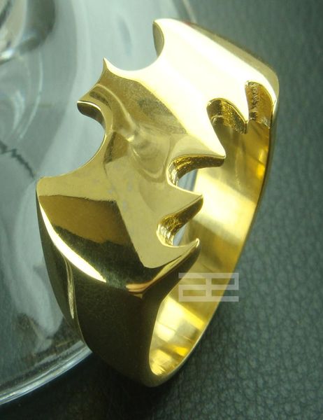 men039s batman 18k gold stainless steel cutout bat symbol ring r126 sz109558542, Silver
men039s batman 18k gold stainless steel cutout bat symbol ring r126 sz109558542, Silver