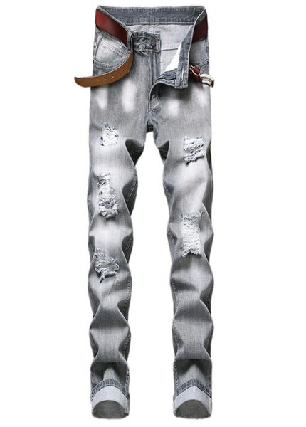 men039s slim fit distressed grey jeans straight leg ripped men denim pants regular cotton jean destroyed pant hip hop casual bi8104847, Blue
men039s slim fit distressed grey jeans straight leg ripped men denim pants regular cotton jean destroyed pant hip hop casual bi8104847, Blue