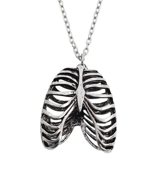 vintage silver metal bone necklace human rib cage anatomy statement pendants necklaces skull jewelry colar drop 2324904
vintage silver metal bone necklace human rib cage anatomy statement pendants necklaces skull jewelry colar drop 2324904