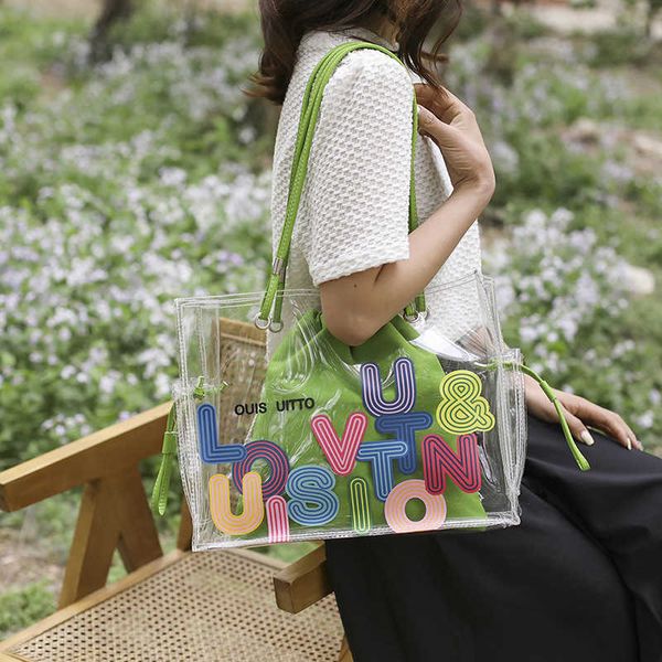 new fashion niche design summer transparent jelly bag women's large capacity one shoulder bag mother tote bag
new fashion niche design summer transparent jelly bag women's large capacity one shoulder bag mother tote bag