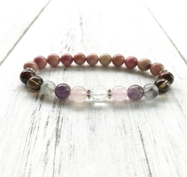 relief stress anxiety bracelet 7 crystals healing wrist mala beads for daily gratitude rhodonite beaded strands7319822, Black
relief stress anxiety bracelet 7 crystals healing wrist mala beads for daily gratitude rhodonite beaded strands7319822, Black