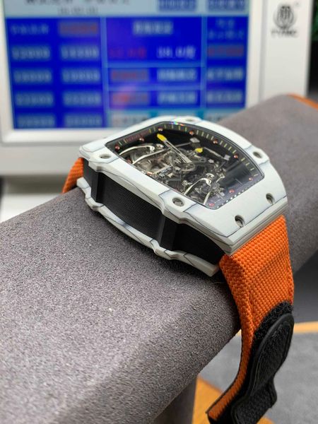 designer fantasic men wrist watch superb rm27-02 active tourbillon watches jsl3 bbr factory high-end quality mechanical uhr ntpt all carbon, Slivery;brown
designer fantasic men wrist watch superb rm27-02 active tourbillon watches jsl3 bbr factory high-end quality mechanical uhr ntpt all carbon, Slivery;brown