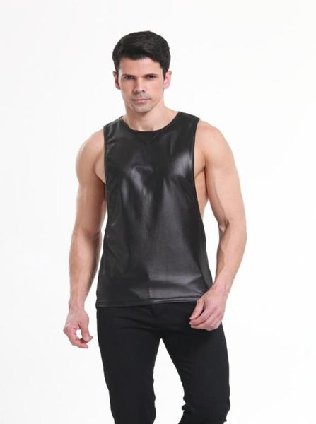 2 colors men tank vests faux leather singlet sleeveless oneck mens casual undershirt summer clubwear4052775, White;black
2 colors men tank vests faux leather singlet sleeveless oneck mens casual undershirt summer clubwear4052775, White;black
