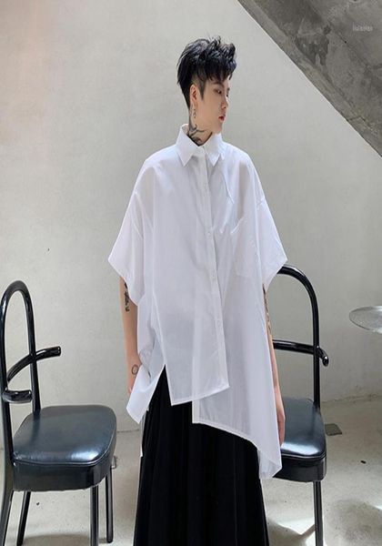 japanese hair style asymmetric stitching shirt men039s short sleeve minority yamamoto dark fashion personality brand casual shi7155726, White;black
japanese hair style asymmetric stitching shirt men039s short sleeve minority yamamoto dark fashion personality brand casual shi7155726, White;black