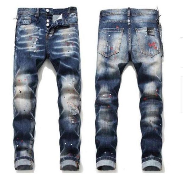sell 2021 new mens badge rips stretch designer jeans distressed ripped biker slim fit washed motorcycle denim men s hip hop fa4253364, Blue
sell 2021 new mens badge rips stretch designer jeans distressed ripped biker slim fit washed motorcycle denim men s hip hop fa4253364, Blue