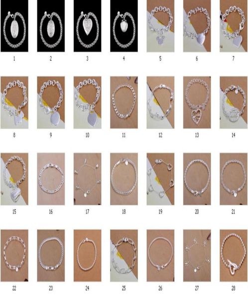 50pcslot mix 50 style plated 925 sterling silver plated fashion bracelets women girl jewelry8784599, Black
50pcslot mix 50 style plated 925 sterling silver plated fashion bracelets women girl jewelry8784599, Black