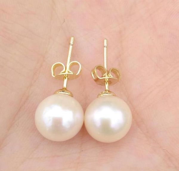 real pearl we only sell real pearl beautiful a pair of 910mm natural south sea white pearl earring6675611, Silver
real pearl we only sell real pearl beautiful a pair of 910mm natural south sea white pearl earring6675611, Silver