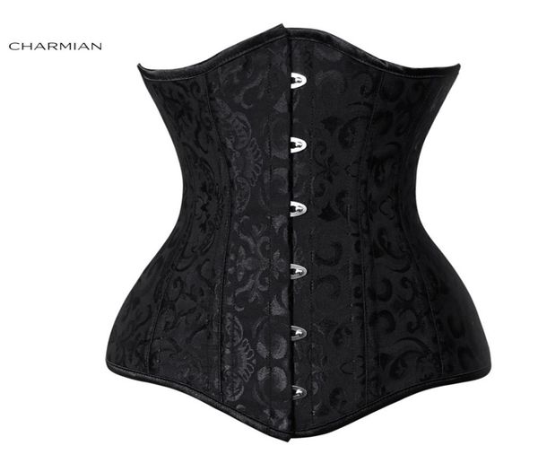 26 steel bones unique long waist trainer corset cotton steel underbust double boned corsets and bustiers plus size4398986, Black;white
26 steel bones unique long waist trainer corset cotton steel underbust double boned corsets and bustiers plus size4398986, Black;white